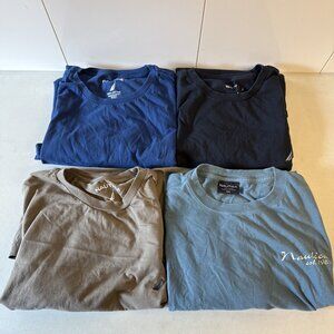 Lot of 4 Nautica Mens T Shirt  Plain Size 2XL